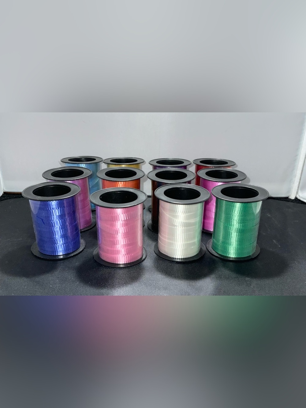 12 Pack Assorted Curling Ribbon – 60ft Each Spool – Gift Wrap Crafts Party Décor